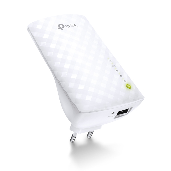 Повторитель беспроводного сигнала TP-Link RE200 AC750 10/100BASE-TX белый