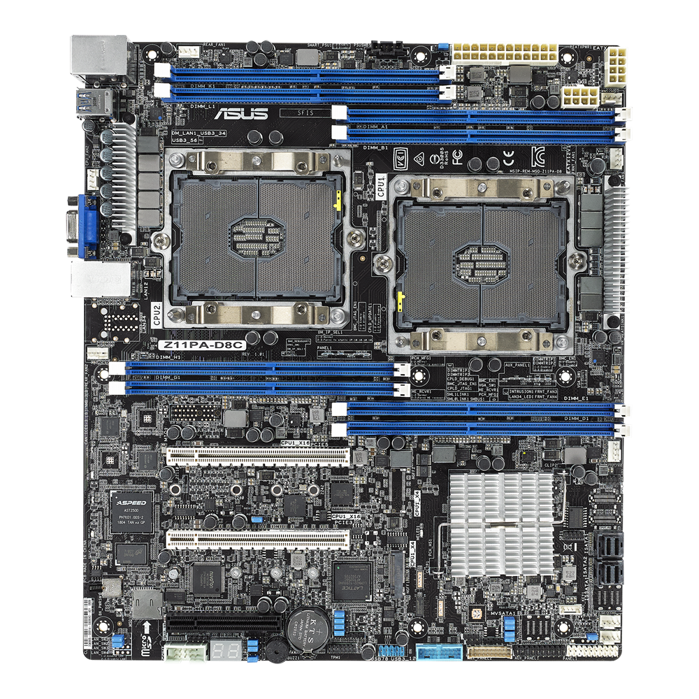 Серверная материнская плата ASUS Z11PA-D8C