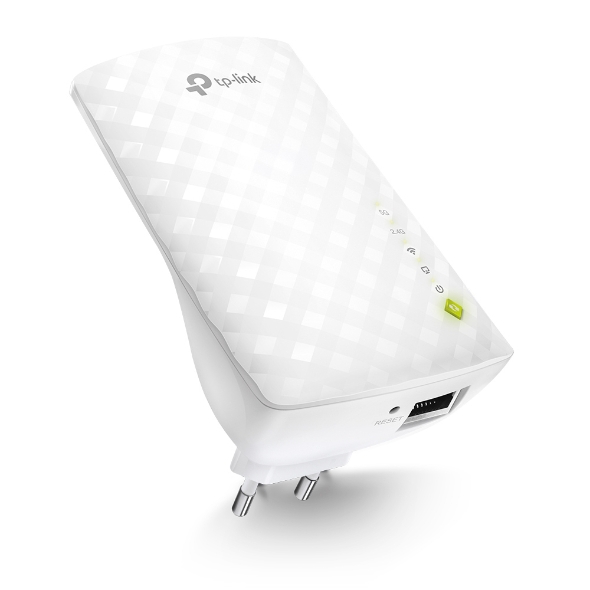 Повторитель беспроводного сигнала TP-Link RE220 AC750 10/100BASE-TX белый