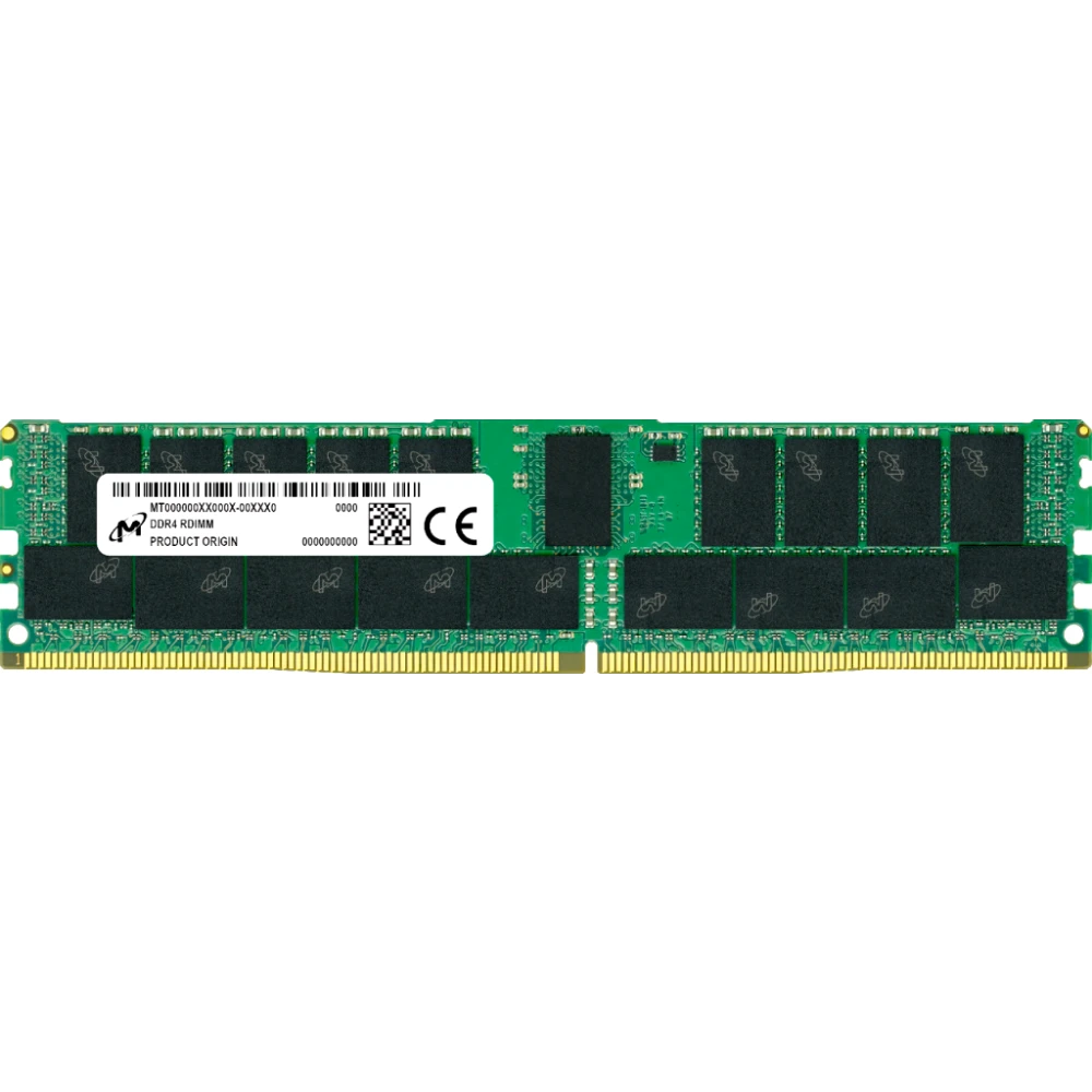 Оперативная память 16Gb DDR4 3200MHz Micron ECC RDIMM (MTA18ASF2G72PZ-3G2E)