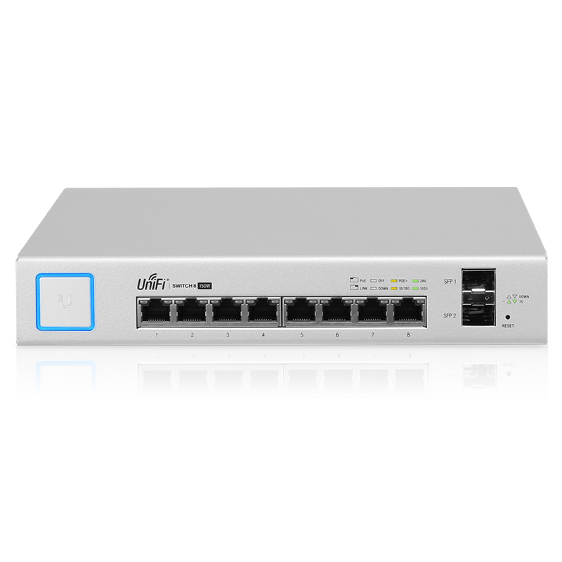 Коммутатор UBIQUITI UniFi Switch 8-150W (US-8-150W)